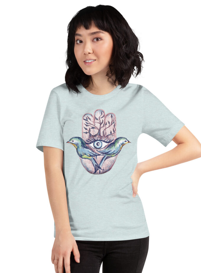 Lovebirds Hamsa Relaxed Fit T-Shirt