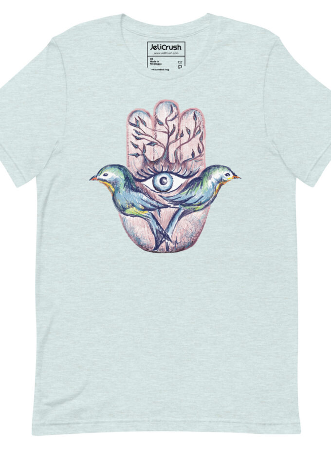 Lovebirds Hamsa Relaxed Fit T-Shirt