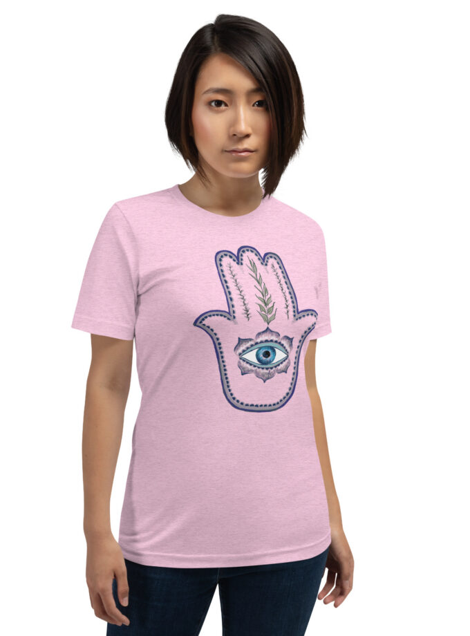 Olive Branch Hamsa Relaxed Fit T-Shirt
