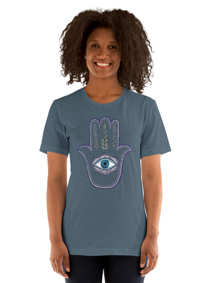 Olive Branch Hamsa Relaxed Fit T-Shirt