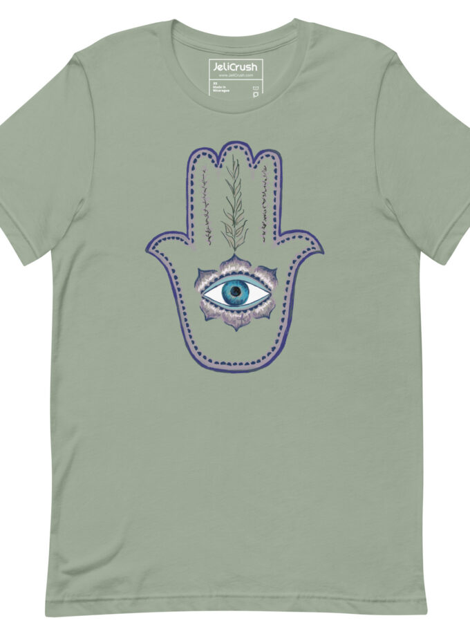 Olive Branch Hamsa Relaxed Fit T-Shirt