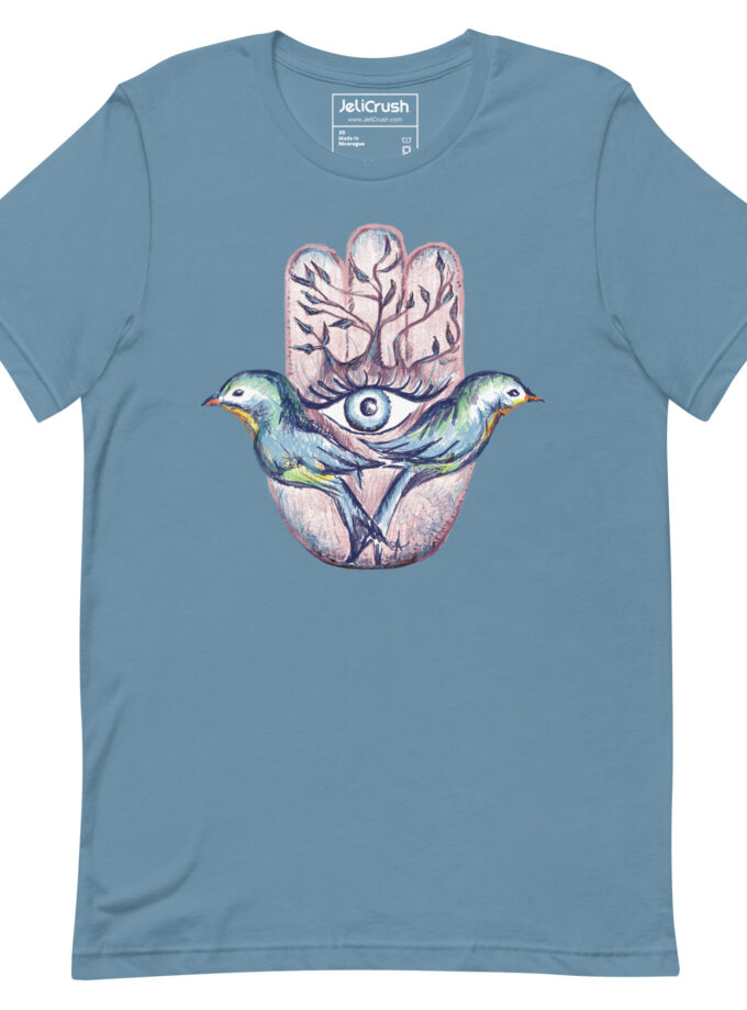 Lovebirds Hamsa Relaxed Fit T-Shirt