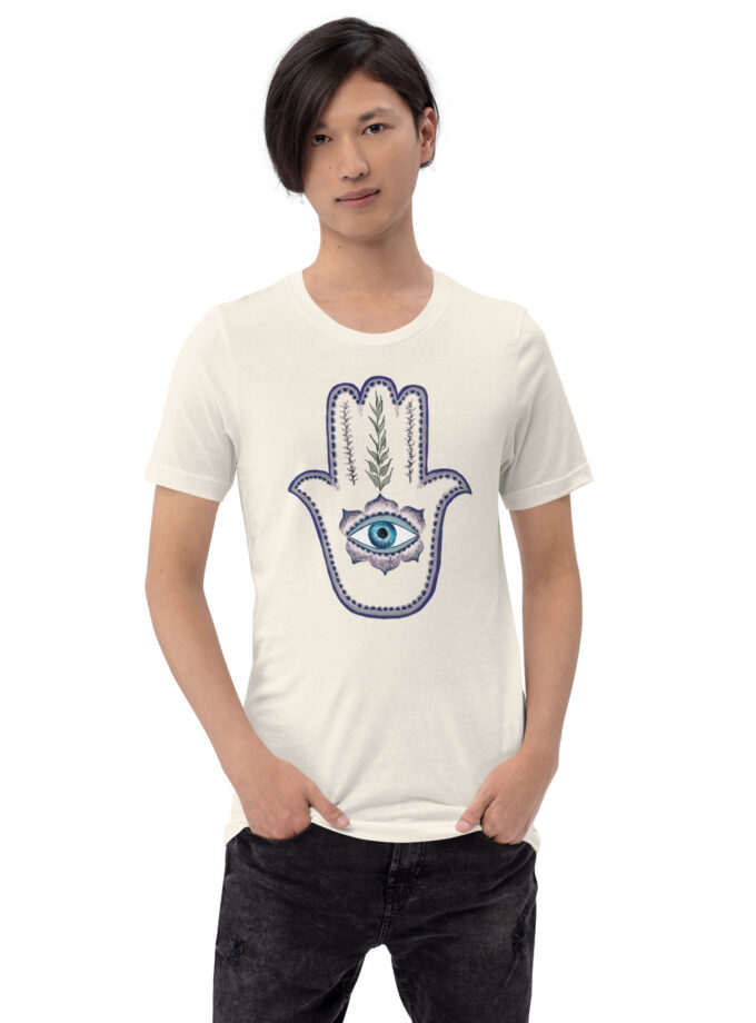 Olive Branch Hamsa Relaxed Fit T-Shirt