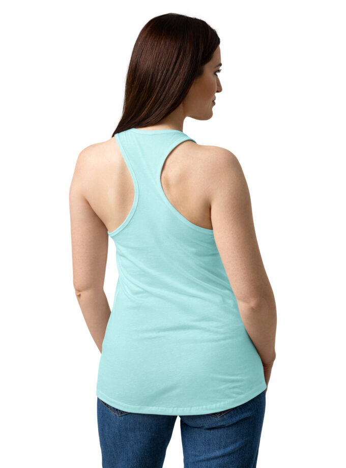 Olive Branch Hamsa Fitted Racerback Tank Top