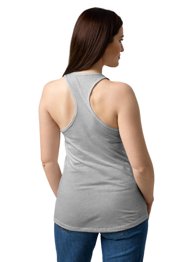 Olive Branch Hamsa Fitted Racerback Tank Top