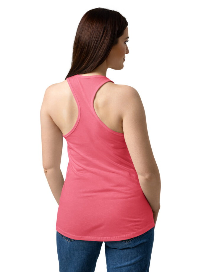Olive Branch Hamsa Fitted Racerback Tank Top